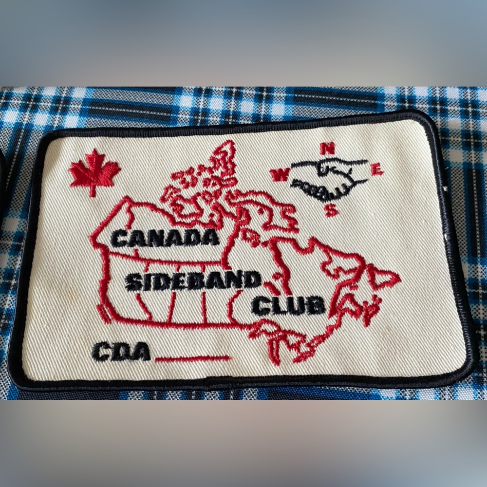 Vintage Canada Sideband Club Patch (Embroidery)